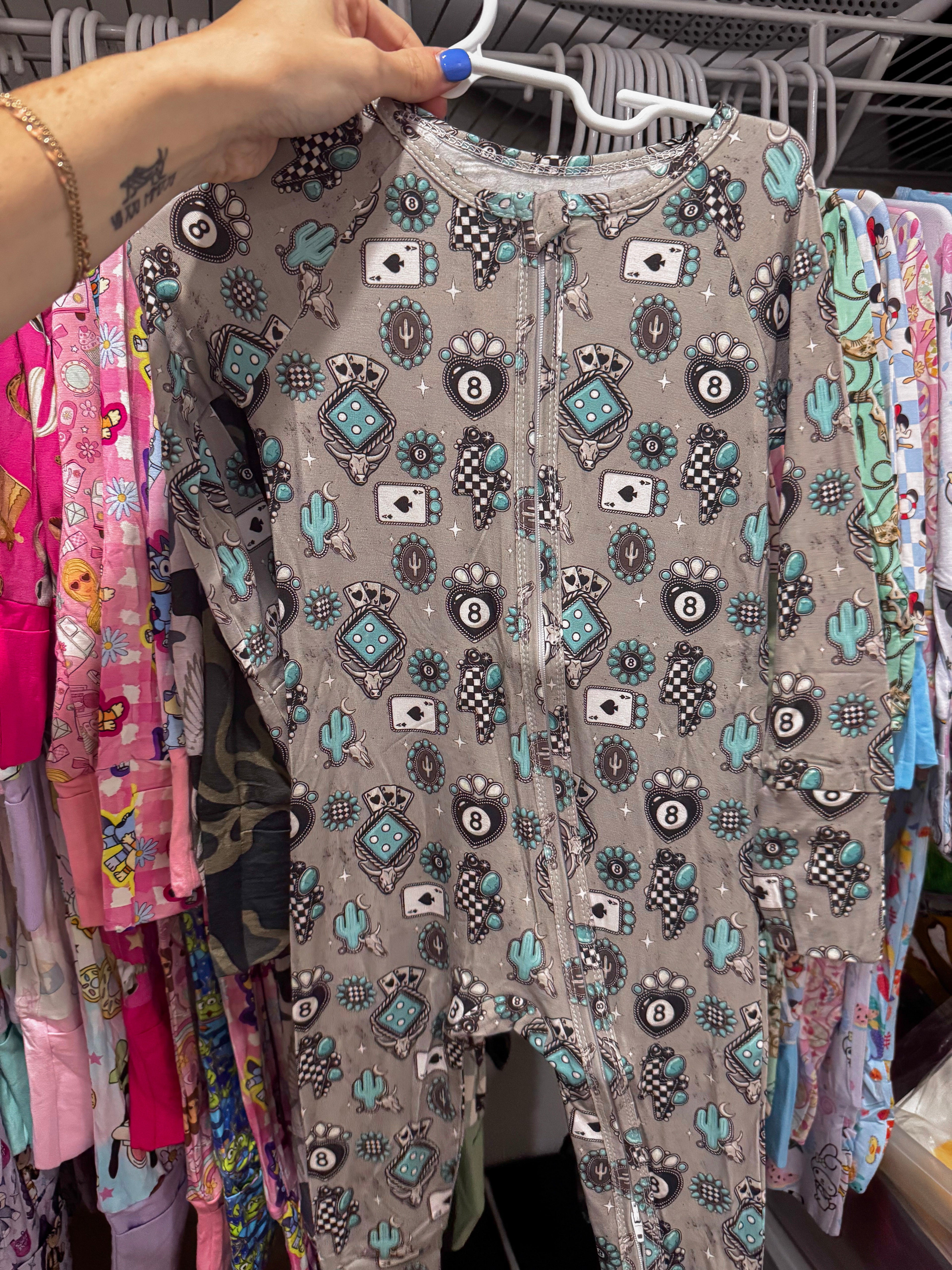 Bull Cards Bamboo PJs