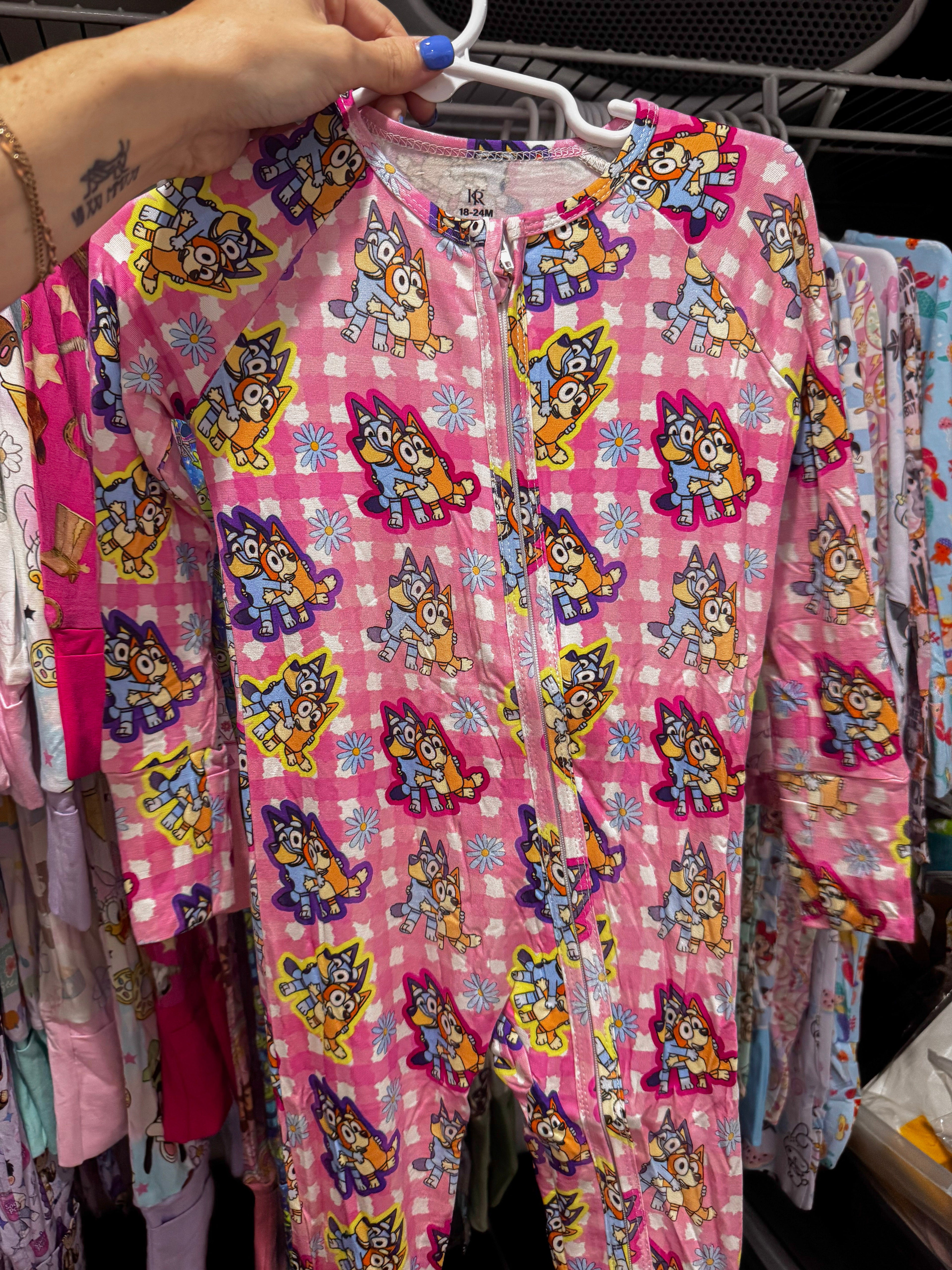 Plaid Blue y Bamboo PJs