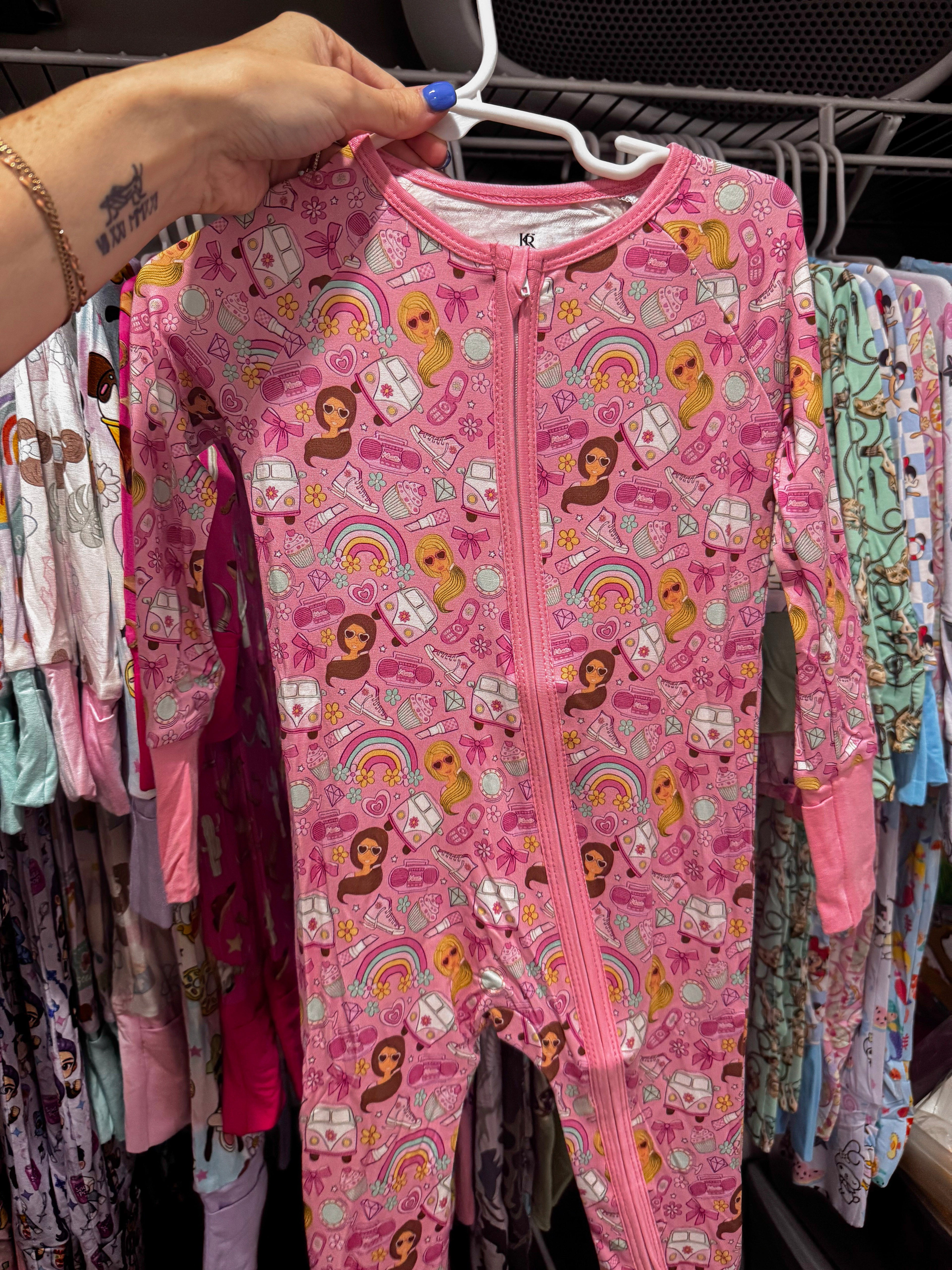 Pink Van Bamboo PJs