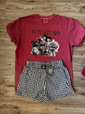 Story dark red IN STOCK T SHIRT