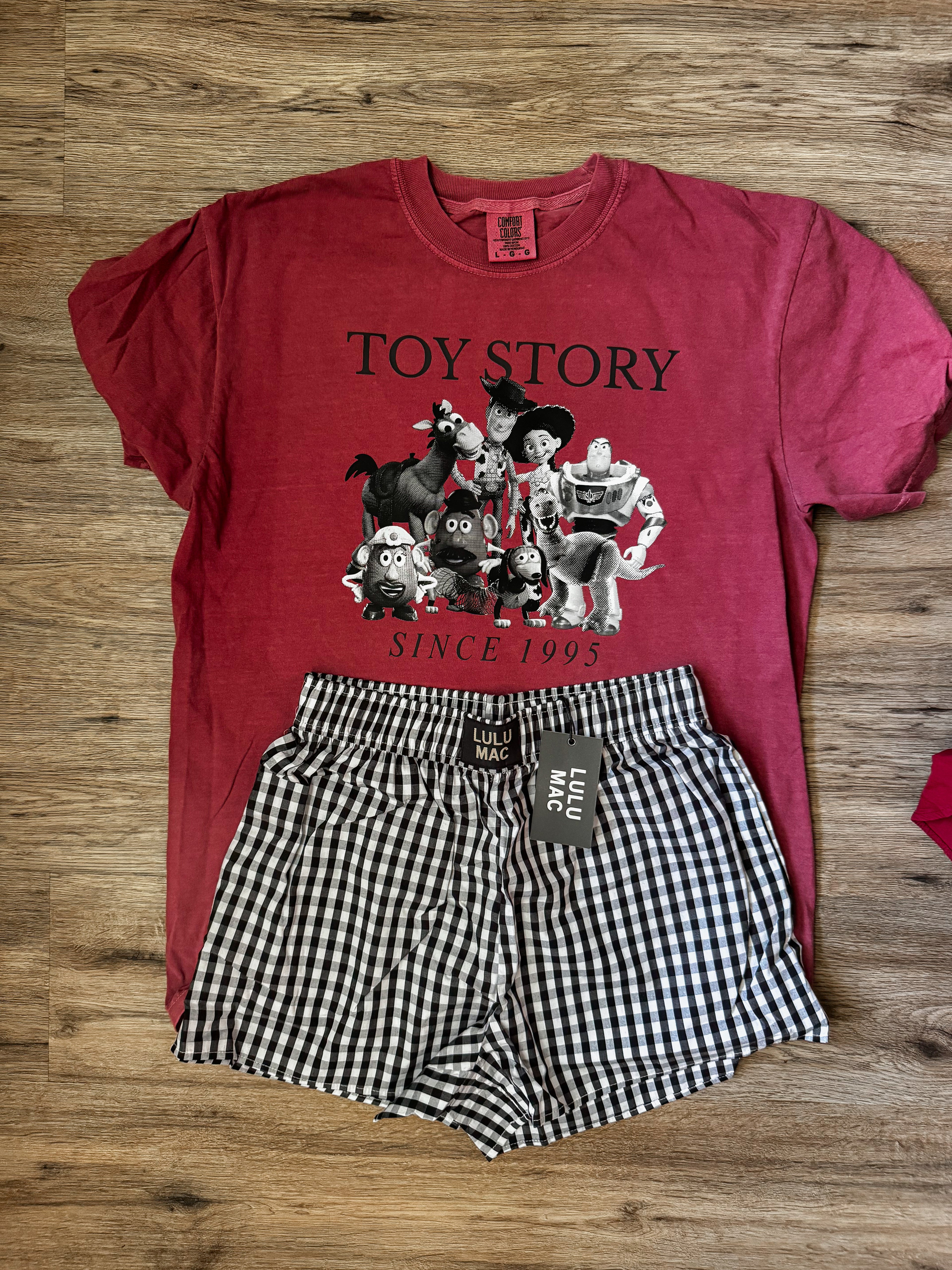Story dark red IN STOCK T SHIRT
