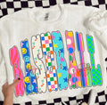 Baseball Fun Bright Colors T Shirt