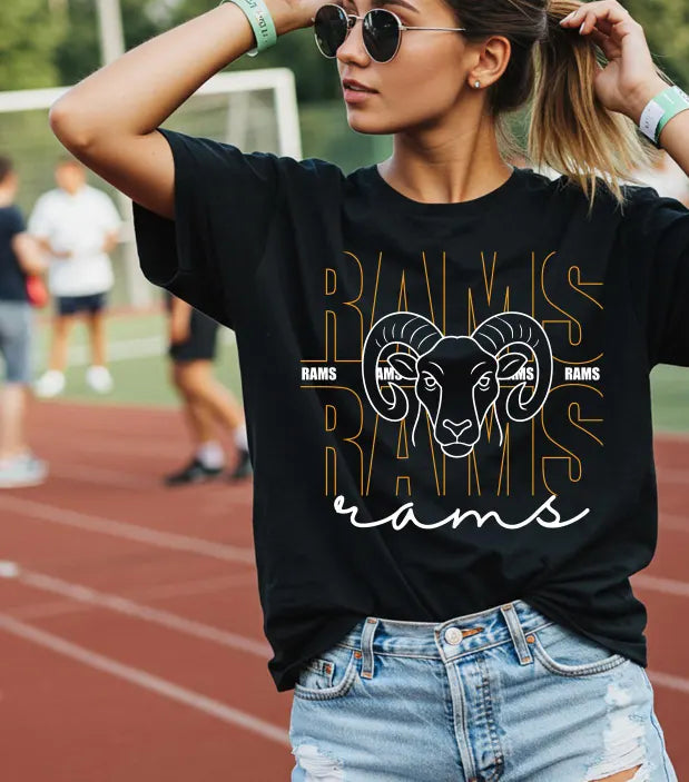 Rutherford School Fine Lines T Shirt