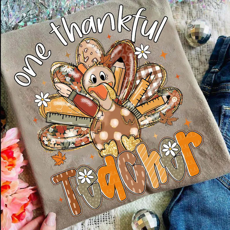 One Thankful Teacher T Shirt