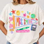 Teacher Back To School Pennant Flag Personalized T Shirt