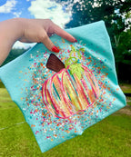 Preppy Pumpkin Splatter T Shirt