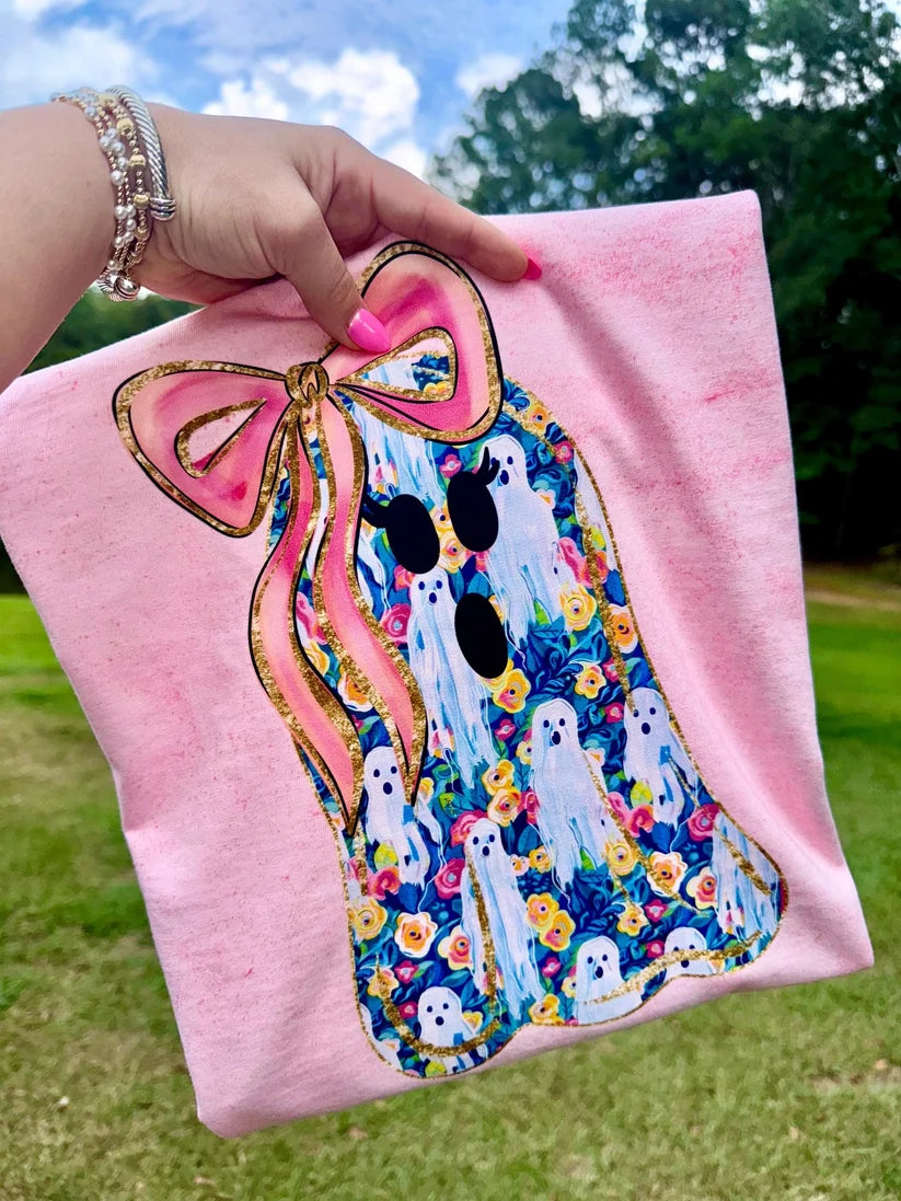 Preppy Ghost Coquette T Shirt